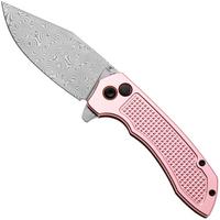 Afbeelding voor Tenable Knives Entity B1036F4 Water Ripple Damascus, Rose Gold Aluminium, zakmes, Nalu Boersma design