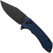 Afbeelding voor Tenable Knives Entity B1036F5 Blackwashed 14C28N, Blue Aluminium, zakmes, Nalu Boersma design