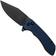 Afbeelding voor Tenable Knives Entity B1036F5 Blackwashed 14C28N, Blue Aluminium, zakmes, Nalu Boersma design