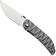 Afbeelding voor Tenable Knives Tarkin B1078A1 Stonewashed Nitro-V, Gray Aluminum, Faceted Wave Texture, zakmes, Matthew Christensen design