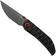 Afbeelding voor Tenable Knives Tarkin B1078A3 Blackwashed Nitro-V, Black G10, Faceted Wave Texture, zakmes, Matthew Christensen design