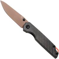 Afbeelding voor Tenable Knives Mini Warrior B2005A4 Rose Gold Nitro-V, Twill Carbon G10, zakmes, Kim Ning design