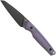 Afbeelding voor Tenable Knives Parr G011B1 Blackwashed 14C28N, Purple Micarta, vaststaand mes, Jonathan Styles design
