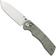 Afbeelding voor Tenable Knives Kryo T1001V6 Stonewashed 14C28N, Green Micarta, zakmes, Kim Ning design