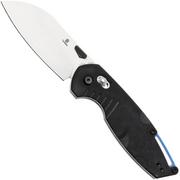 Afbeelding voor Tenable Knives Model 6 T1022V4 Satin 14C28N, Black G10, zakmes, Nick Swan design