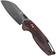 Bild für Tenable Knives Model 6 T1022V7 Blackwashed 14C28N, Red Black G-Mascus, Taschenmesser, Nick Swan Design