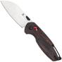 Bild für Tenable Knives Model 6 T1022V8 Stonewashed 14C28N, Red Black G-Mascus, Taschenmesser, Nick Swan