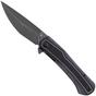 Afbeelding voor Tenable Knives Kratos T1024A3 Blackwashed Nitro-V, Black Purple G10, zakmes, Ostap Hel design
