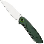 Afbeelding voor Tenable Knives Prometheus T1040A2 Stonewashed 14C28N, Green Micarta, zakmes, D.O.C.K. design