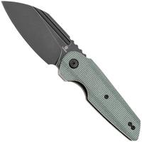 Image pour Tenable Knives Rafe L T1048A1 Blackwashed 14C28N, Green Micarta, couteau de poche, 4T5 design