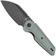 Afbeelding voor Tenable Knives Rafe L T1048A1 Blackwashed 14C28N, Green Micarta, zakmes, 4T5 design