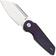 Afbeelding voor Tenable Knives Rafe L T1048A5 Satin 14C28N, Purple Black G10, zakmes, 4T5 design