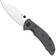Afbeelding voor Tenable Knives Rei T1061A3 Stonewashed 14C28N, Black Micarta, zakmes, Karambit Maker design