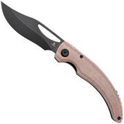 Afbeelding voor Tenable Knives Gideon T1119A2 Blackwashed Nitro-V, Brown Micarta, zakmes, Dead Sober design