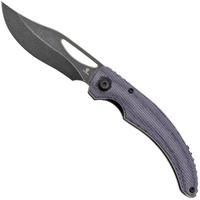 Image pour Tenable Knives Gideon T1119A4 Blackwashed Nitro-V, Purple Micarta, couteau de poche, Dead Sober design