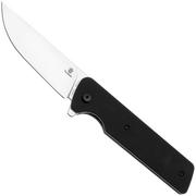 Afbeelding voor Tenable Knives Anomaly T2038A1 Stonewashed Nitro-V, Black G10, zakmes, Pinkerton Knives design