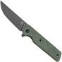 Obraz dla Nóż składany Tenable Knives Anomaly T2038A2 Blackwashed NItro-V, Green Micarta, projekt Pinkerton Knives