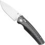 Afbeelding voor Tenable Knives Raven T2109V1 Stonewashed 14C28N, Twill Carbon Fiber, zakmes, Black Bird Blades design