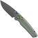 Bild für Tenable Knives Raven T2109V5 Blackwashed 14C28N, Green Micarta, Taschenmesser, Black Bird Blades Design