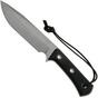 Image for TRC Knives Apocalypse TI-AP-ST-WSD-FIN Elmax Stone Washed, Black Canvas Micarta, survival knife