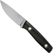 TRC Knives Classic Freedom, FFG, Black Canvas Micarta outdoor knife