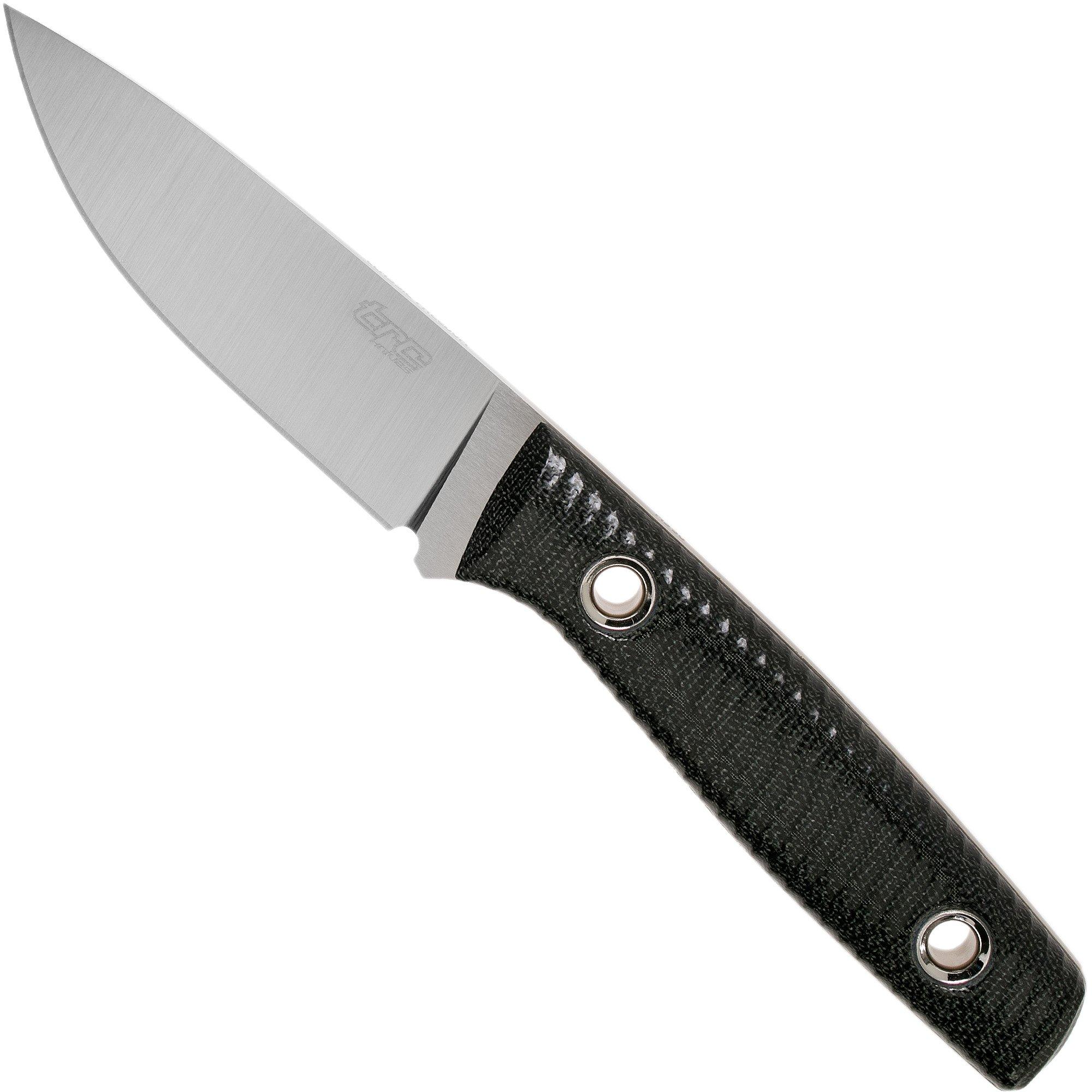 TRC Knives Classic Freedom, FFG, Black Canvas Micarta outdoormes