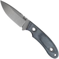 Image for TRC Knives KOSMOS, TI-KOSM-BCM-ST, Satin RWL-34, Black Canvas Micarta, fixed knife