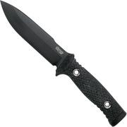 TRC Knives Mille Cuori, Vanadis 4 Extra, schwarzes Canvas Micarta Outdoormesser