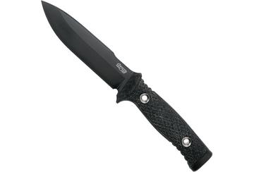 TRC Knives Mille Cuori, Vanadis 4 Extra, Black Canvas Micarta outdoor knife