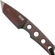 TRC Knives Mini Tanto, M390 Apocalyptic finish, neck knife