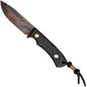 Afbeelding voor TRC Knives Polheim PLH-APO-BCM Apocalyptic CPM Magnacut, Black Canvas Micarta, survivalmes