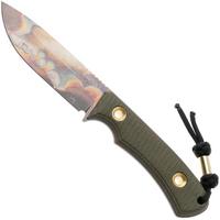 Image for TRC Knives Polheim PLH-APO-GCM, Apocalyptic CPM MagnaCut, Green Canvas Micarta, Knivesandtools Exclusive, survival knife