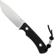 TRC Knives Polheim Magnacut Black Canvas Micarta, cuchillo de supervivencia