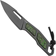 TRC Knives Speed Demon M390 DLC Jungle Wear Carbon, Neck Knife