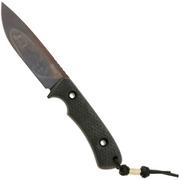 TRC Knives South Pole, Apocalypse Finish Elmax, Black Canvas Micarta, survival knife