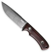 TRC Knives South Pole 10th Anniversary Special Edition, M390, Maroon Micarta, survival knife