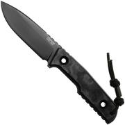 TRC Knives Urban Tactical, DLC Elmax, Fat Carbon Black Camo Carbon Fiber, Limited Edition survival knife