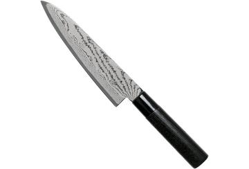Tojiro Shippu Black Damascus cuchillo cocinero 18 cm, FD-1593
