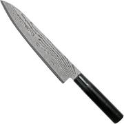 Tojiro Shippu Black Damascus cuchillo cocinero 24 cm, FD-1595