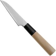 Tojiro Shippu FD-591, acero damasco de 37 capas, cuchillo para pelar, 9 cm
