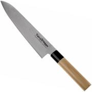 Tojiro Shippu de 63 capas Damasco, cuchillo de chef 24 cm