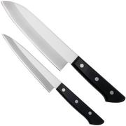 Tojiro Basic TBS-200, conjunto de facas de 2 peças, santoku, petty