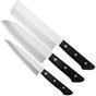 Immagine per Tojiro Basic TBS-300, set da 3 coltelli, nakiri, santoku e petty