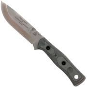 TOPS Knives B.O.B. Fieldcraft 154CM graues/schwarzes Micarta BROS-154-BLM