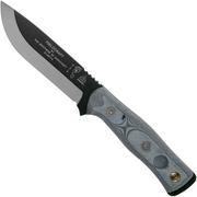 TOPS Knives B.O.B. Fieldcraft Black/Grey Micarta BROS-01