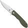 Image pour TOPS Knives Mini Scandi Folder MSF-G, Satin Elmax, Green G10, couteau de poche