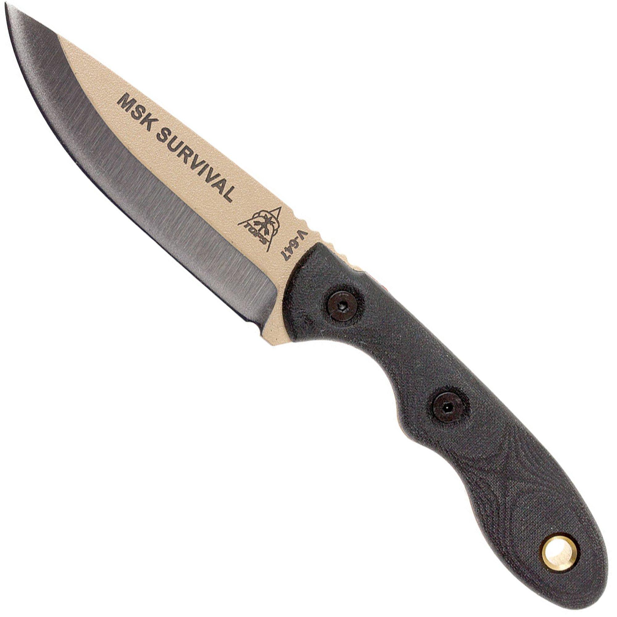 TOPS Knives Mini Scandi Survival knife, MSK-SURV
