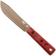 Afbeelding voor TOPS Knives Ontario XL Hunter ON7026, Midnight Bronze Traction Coated 1095 Carbon Steel, Red Canvas Micarta jachtmes