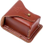 TOPS Knives Leather Bushcraft Pouch Brown SHL-LBP-01
