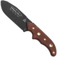 Immagine per TOPS Knives Wilderness Guide 4.0, WSG-4, 1095 Black Traction Coating, Tan Canvas Micarta, coltello da sopravvivenza, Leo Espinoza design